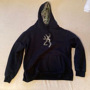 Black Browning hoodie size XL